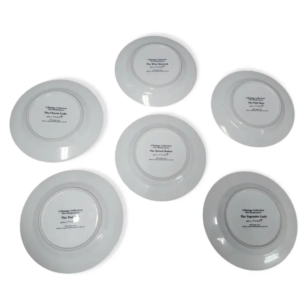 L'etalage Collection THE SHOPKEEPERS Salad Plate Collector Home Kitchen Decor